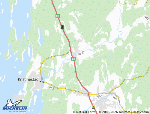 MICHELIN-Landkarte Tjöck - ViaMichelin