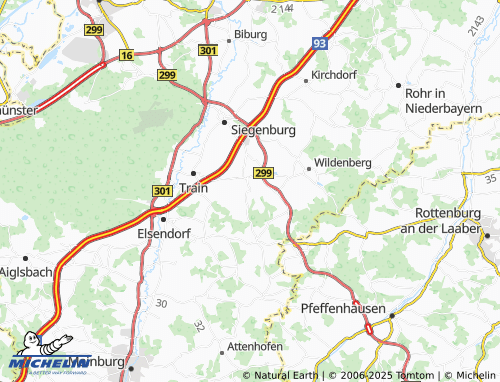 MICHELIN-Landkarte Oberumelsdorf - ViaMichelin