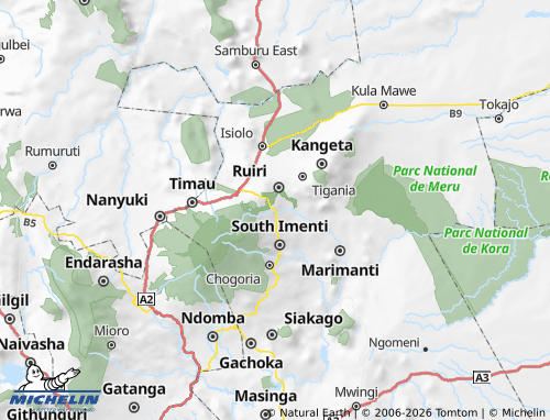 Mapa MICHELIN Meru - ViaMichelin