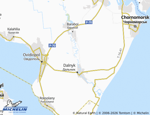 Mapa MICHELIN Bohatyrivka - ViaMichelin