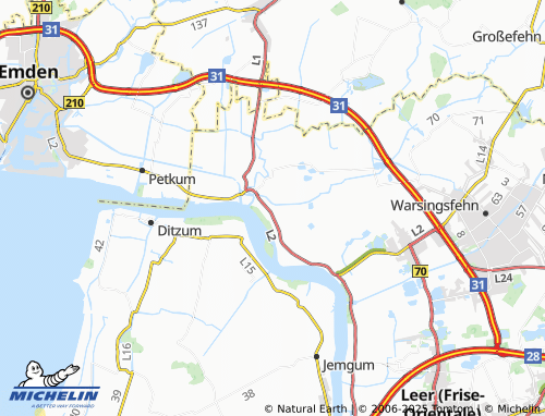 Mapa MICHELIN Rorichum - ViaMichelin
