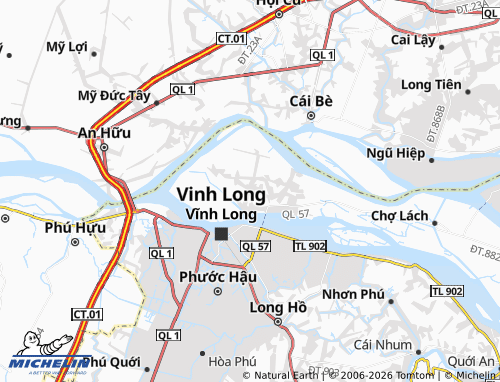Mapa MICHELIN Hòa Ninh - ViaMichelin
