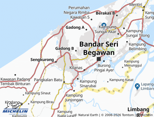 MICHELIN-Landkarte Kampung Jangsak - ViaMichelin