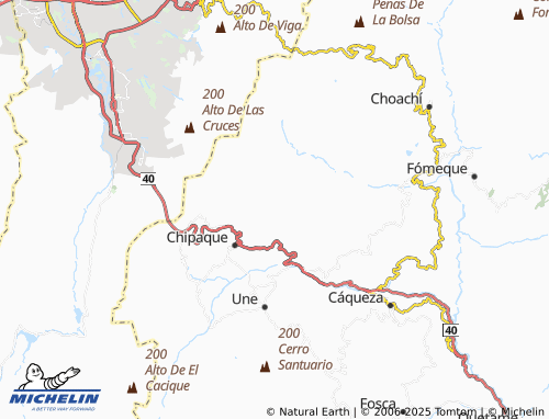 MICHELIN Cerezos Chiquitos map - ViaMichelin