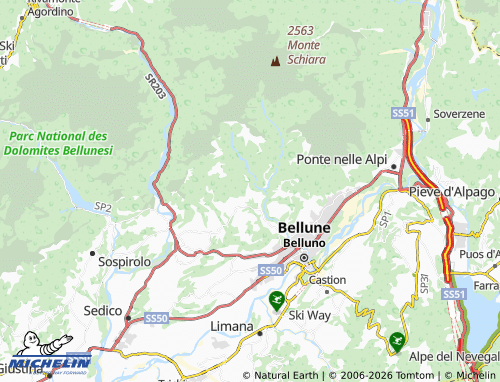 MICHELIN Pascoli map - ViaMichelin