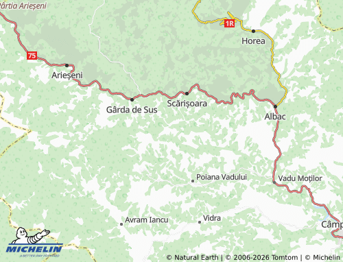 Mappa MICHELIN Fața-Lăzești - ViaMichelin