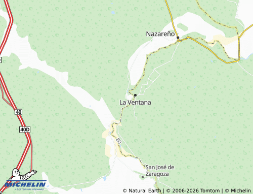 MICHELIN Picardías Siete Libres map - ViaMichelin