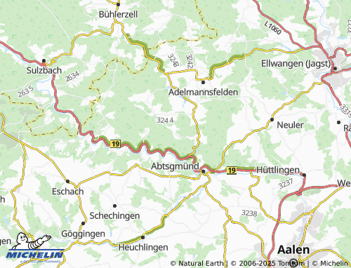 MICHELIN Vorderbüchelberg map - ViaMichelin