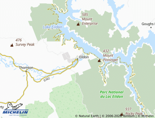 Mapa MICHELIN Eildon - ViaMichelin