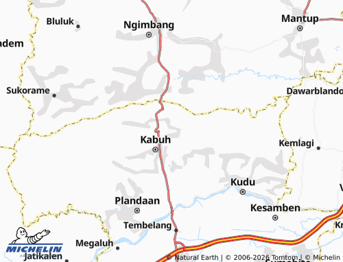 MICHELIN Manduro map - ViaMichelin