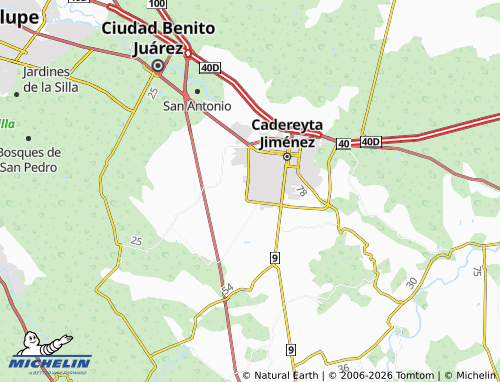 Mappa MICHELIN Santa Lucía Segundo Sector - ViaMichelin