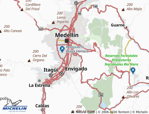 Carte MICHELIN Las Lomas No.1 - ViaMichelin