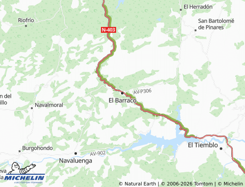 Mappa MICHELIN El Barraco - ViaMichelin
