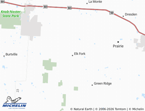 Mapa MICHELIN Elk Fork - ViaMichelin