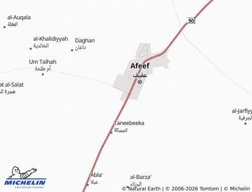 MICHELIN-Landkarte Shamal al-'Idha'ah - ViaMichelin