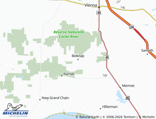 Carte MICHELIN Belknap - ViaMichelin