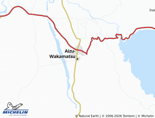 Mappa MICHELIN Aizu-Wakamatsu - ViaMichelin