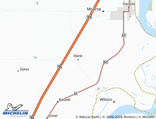 Carte MICHELIN Marie - ViaMichelin