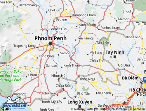 Carte MICHELIN Peam Ro - ViaMichelin