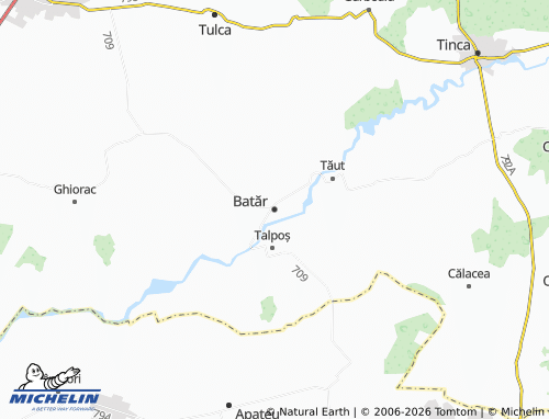 MICHELIN Batăr map - ViaMichelin