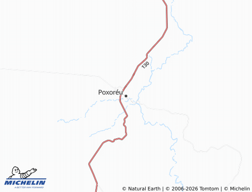Mapa MICHELIN Poxoréu - ViaMichelin