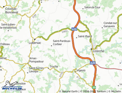 MICHELIN La Babinaudie map - ViaMichelin