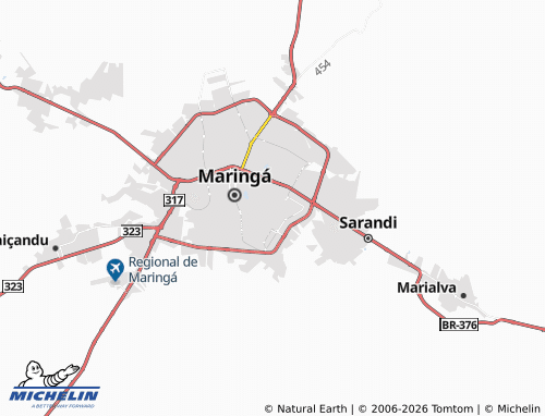 MICHELIN Zona 08 map - ViaMichelin
