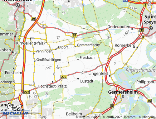 Mapa MICHELIN Freisbach - ViaMichelin