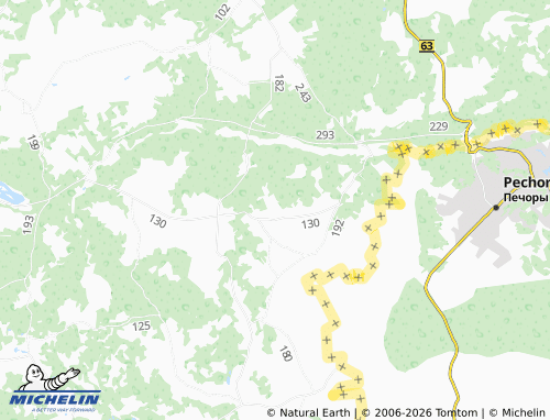 Mappa MICHELIN Korski - ViaMichelin