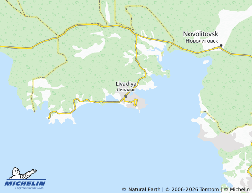 MICHELIN-Landkarte Livadiya - ViaMichelin