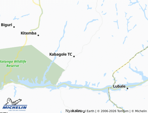 Mappa MICHELIN Kabagole TC - ViaMichelin