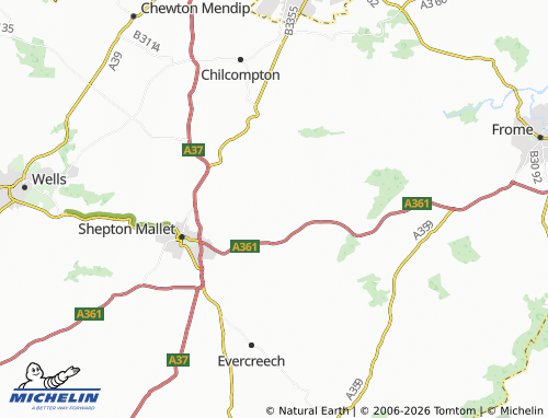 Carte MICHELIN Waterlip - ViaMichelin