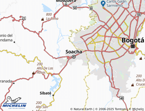 MICHELIN Santa Helena map - ViaMichelin