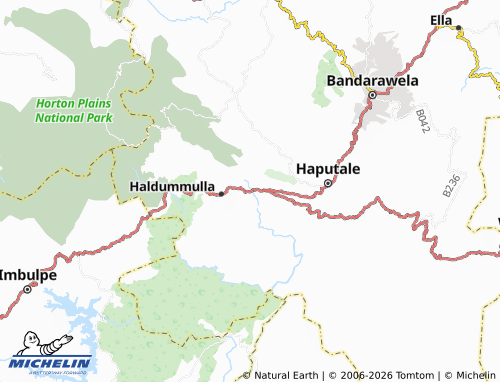 MICHELIN Beragala map - ViaMichelin