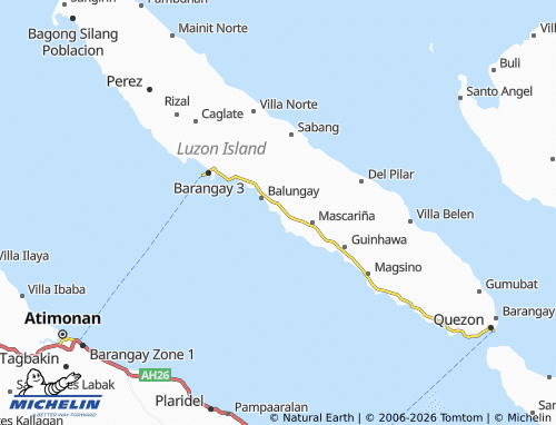 MICHELIN Pambilan Norte map - ViaMichelin