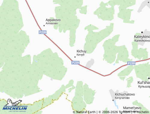 MICHELIN-Landkarte Kichuy - ViaMichelin