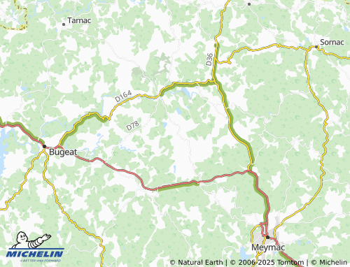 Carte MICHELIN Lissac - ViaMichelin
