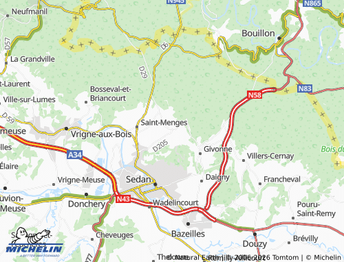 Kaart MICHELIN Illy - ViaMichelin