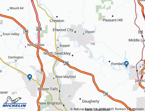 MICHELIN-Landkarte North Sewickley - ViaMichelin