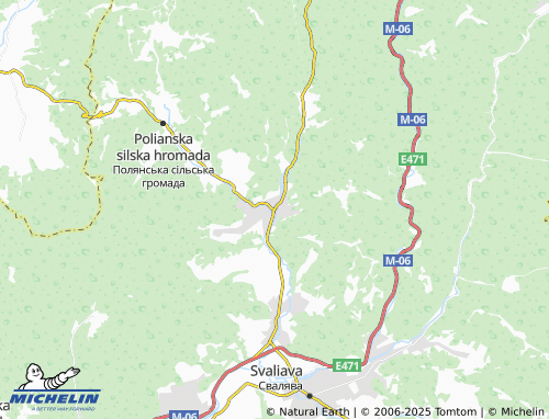 MICHELIN Poliana map - ViaMichelin