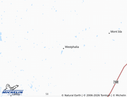 Kaart MICHELIN Westphalia - ViaMichelin