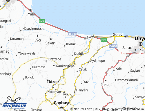 Mappa MICHELIN Dutluk - ViaMichelin