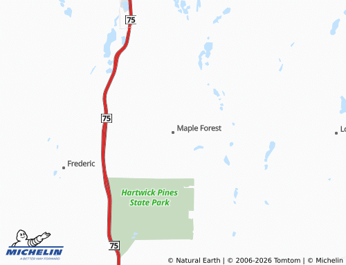 Carte MICHELIN Maple Forest - ViaMichelin