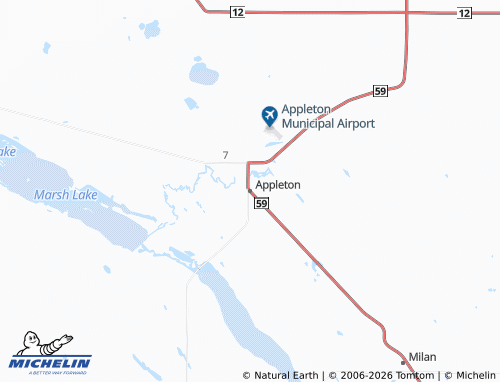 Mapa MICHELIN Appleton - ViaMichelin