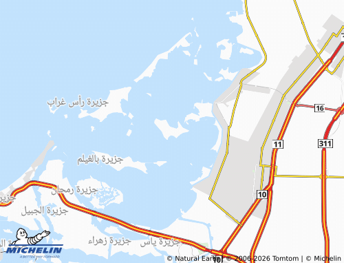MICHELIN Al Mihsinah map - ViaMichelin