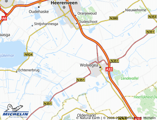 MICHELIN Nijelamer map - ViaMichelin