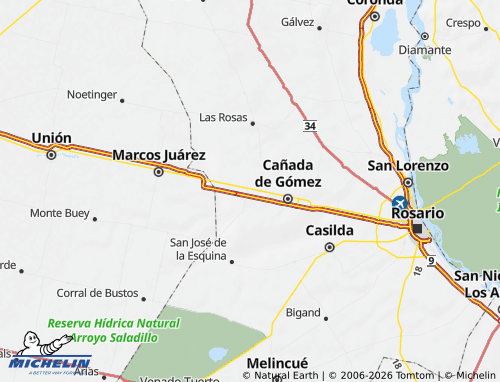 Mapa MICHELIN Belgrano - ViaMichelin