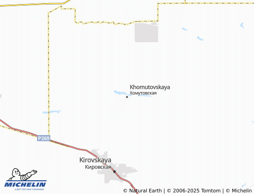 MICHELIN Khomutovskaya map - ViaMichelin