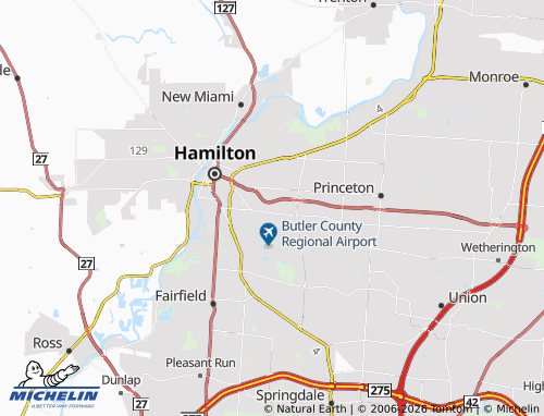 Mapa MICHELIN Fairfield Township - ViaMichelin