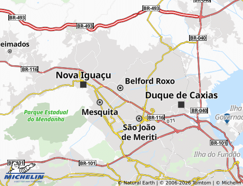 Mapa MICHELIN Rocha Sobrinho - ViaMichelin